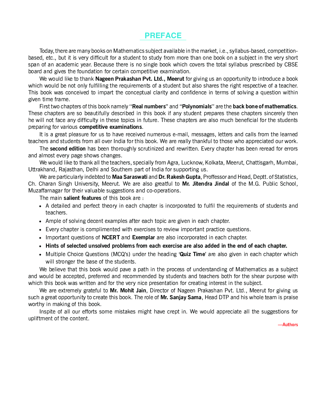 CBSE Mathematics For Class - IX - Page 4