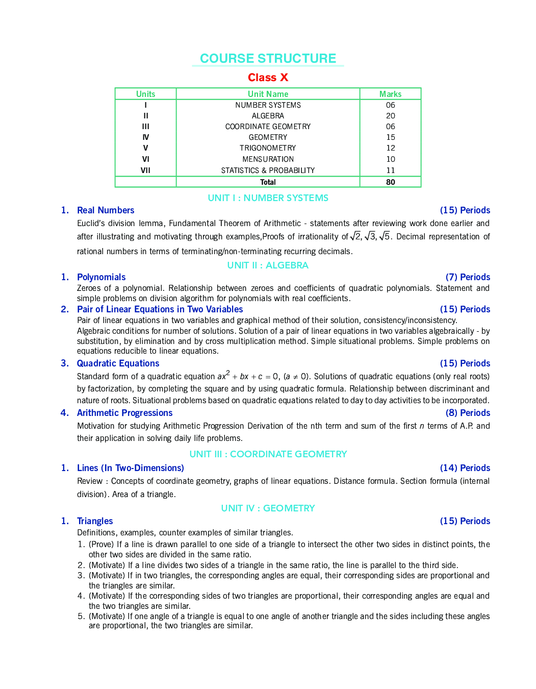 CBSE Mathematics For Class - X - Page 5