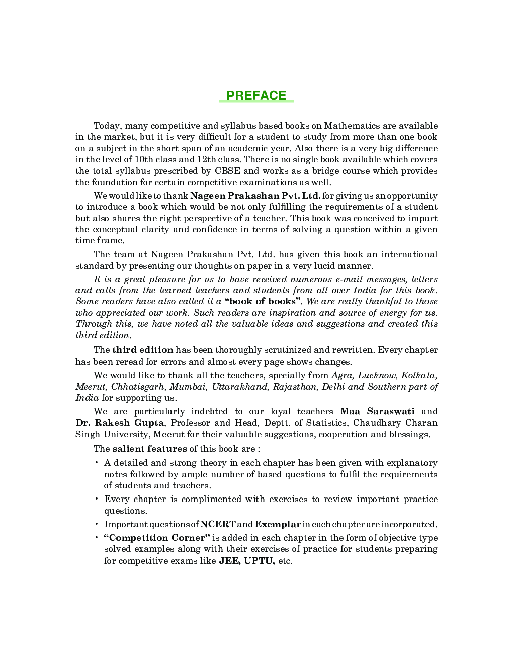 CBSE Mathematics Part-I For Class - XII - Page 4