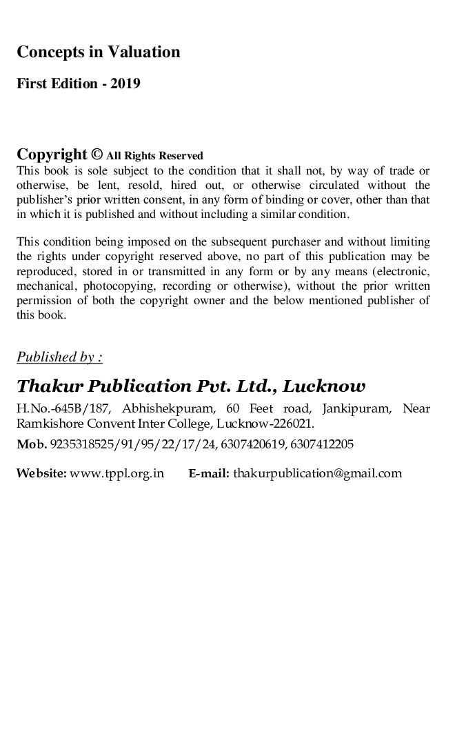 Concepts In Valuation - Page 3