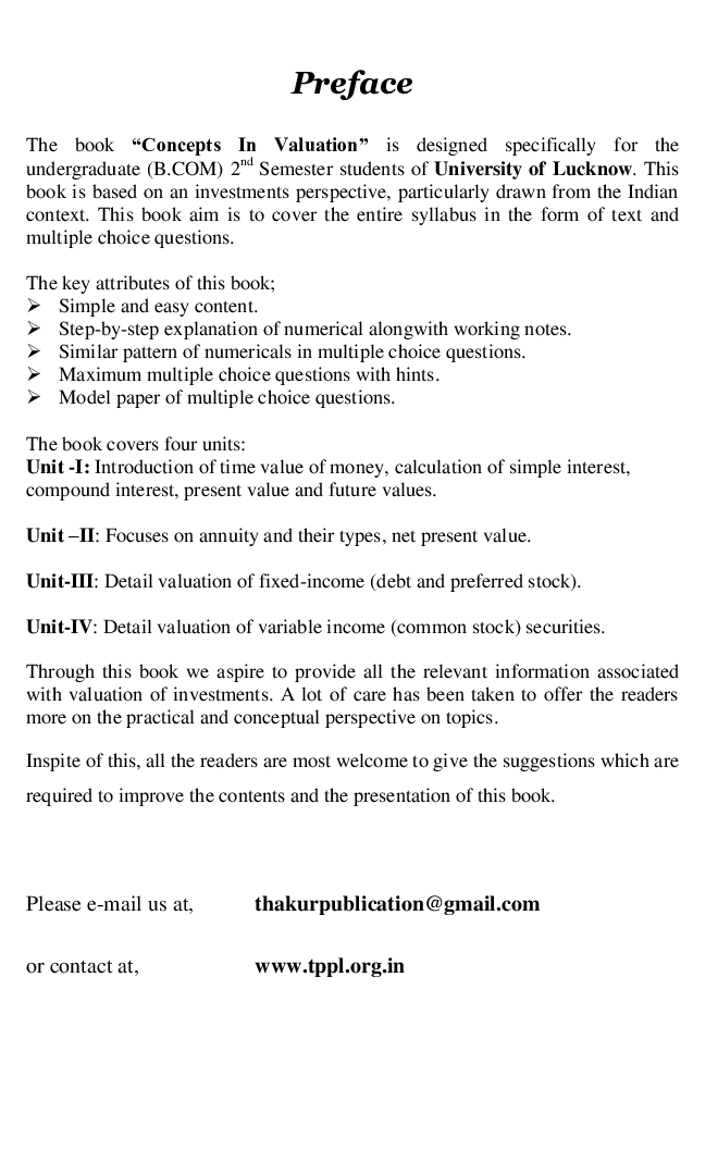 Concepts In Valuation - Page 5