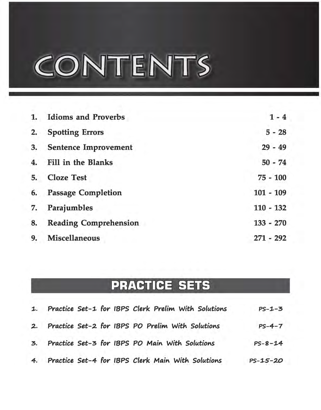 English Language Topic-Wise Solved Papers For IBPS/ SBI Bank PO/ Clerk Prelim & Main Exams (2010-20) 4th Edition - Page 4