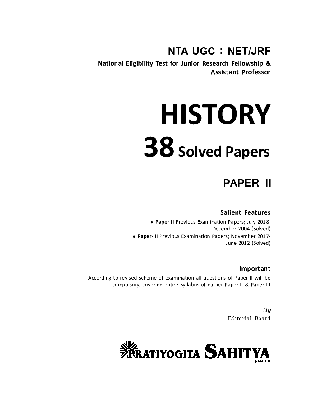 Download 1315 NTA UGC NET/JRF Solved Papers History Paper2 by Editorial Board PDF Online