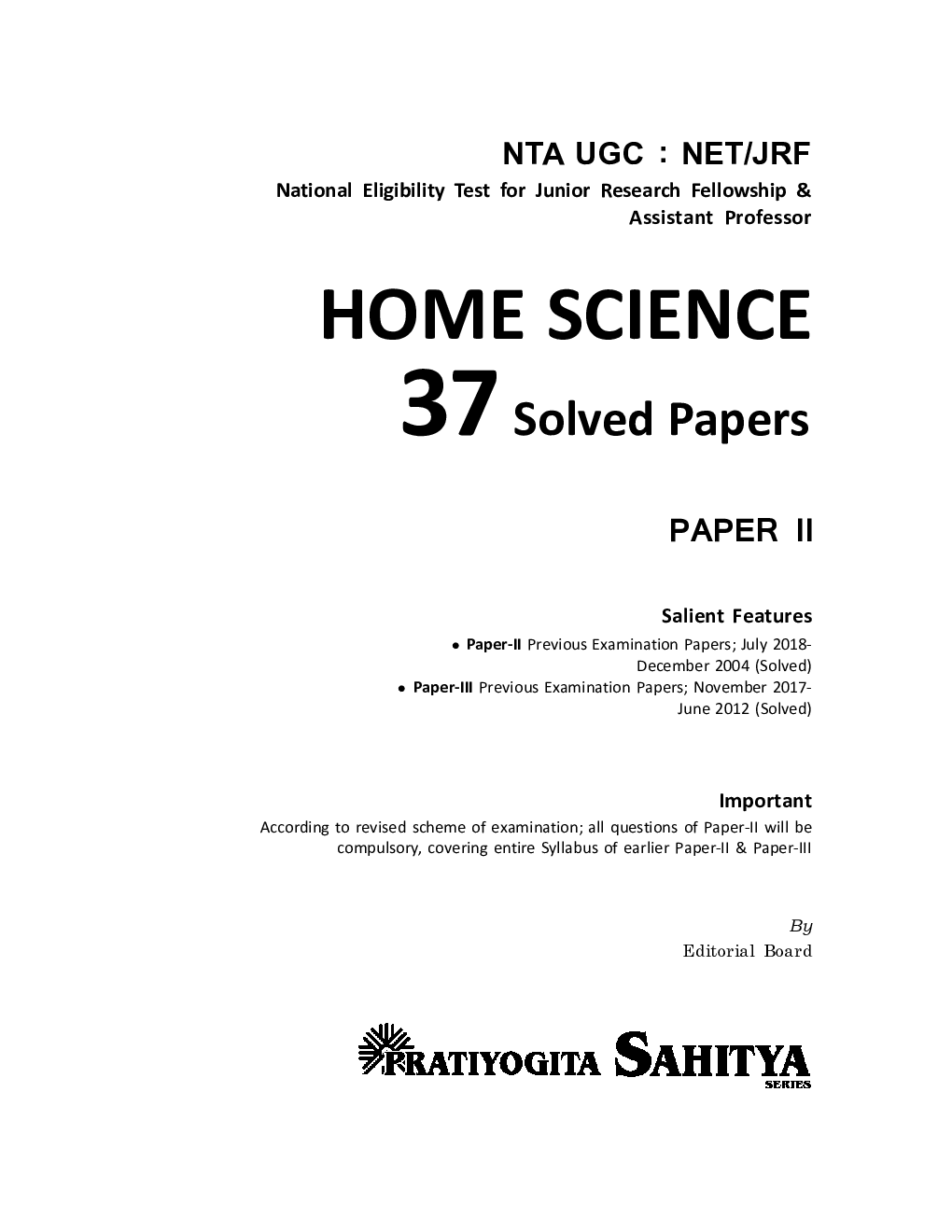 Download 1321 NTA UGC NET/JRF Solved Papers Home Science Paper2 by