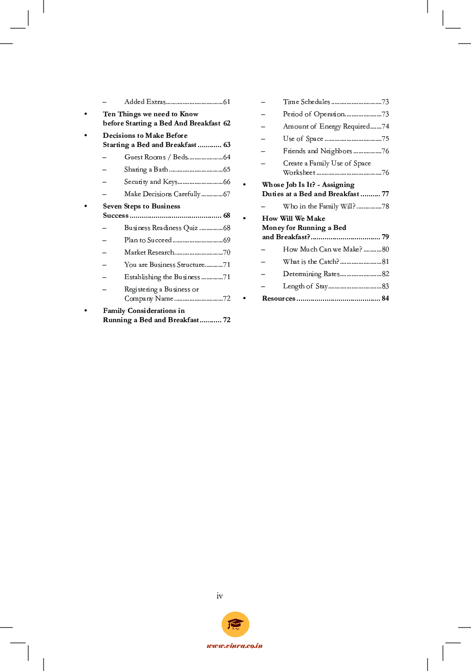 Bed And Breakfast Startup - Page 5