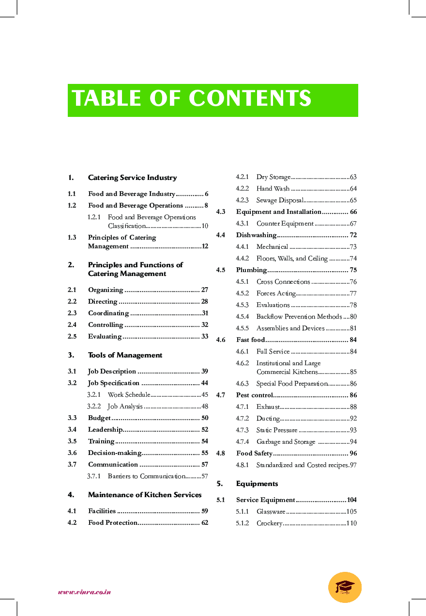 Catering And Kitchen Management - Page 4