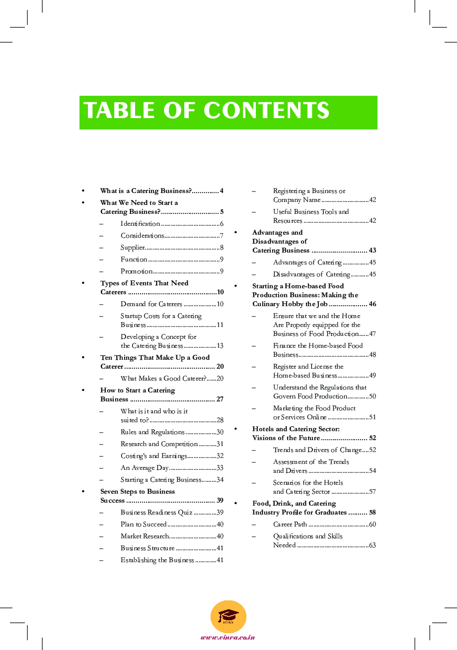 Catering Business Startup - Page 4