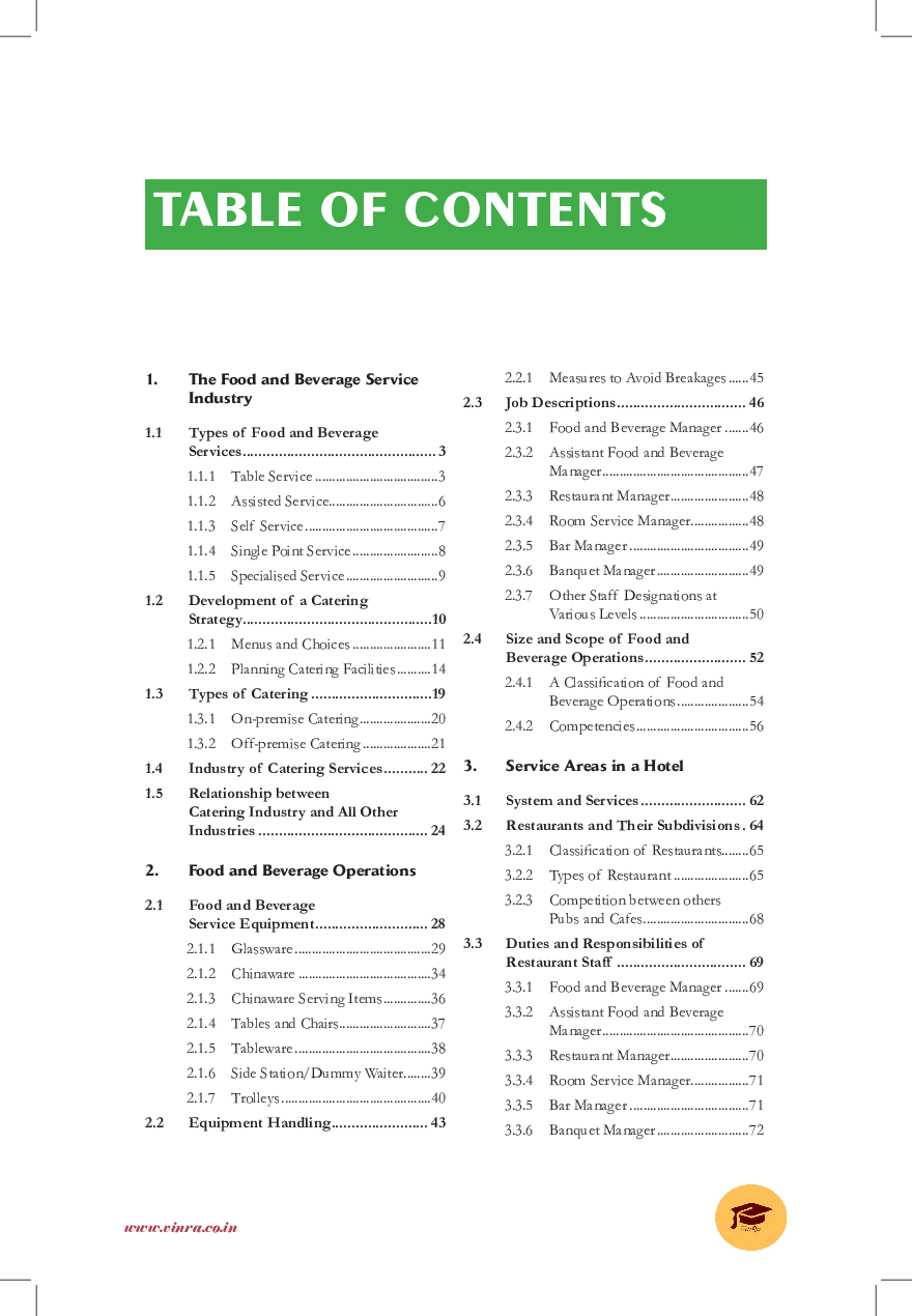 Food And Beverage Service - Page 4