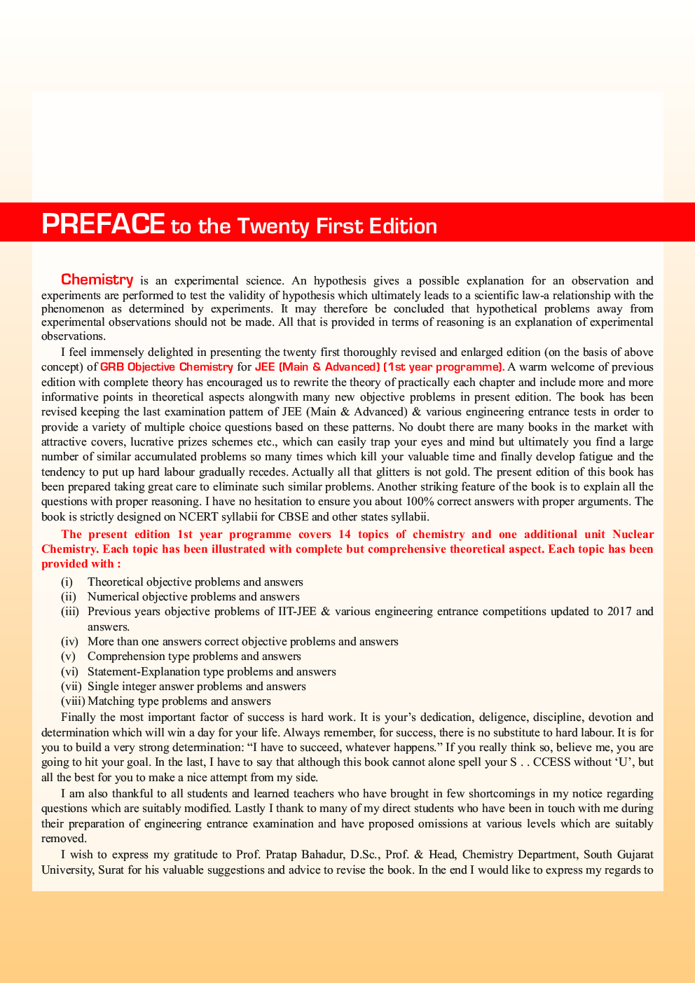 Objective Chemistry 1st Year Programme For JEE (Mains & Advanced) - Page 4