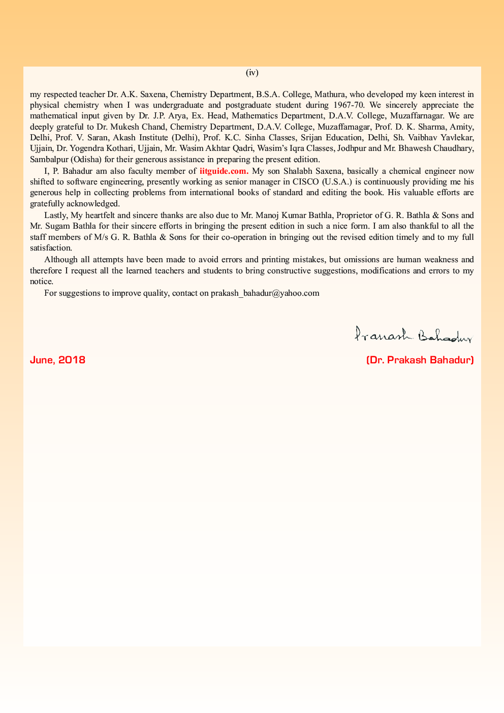 Objective Chemistry 1st Year Programme For JEE (Mains & Advanced) - Page 5