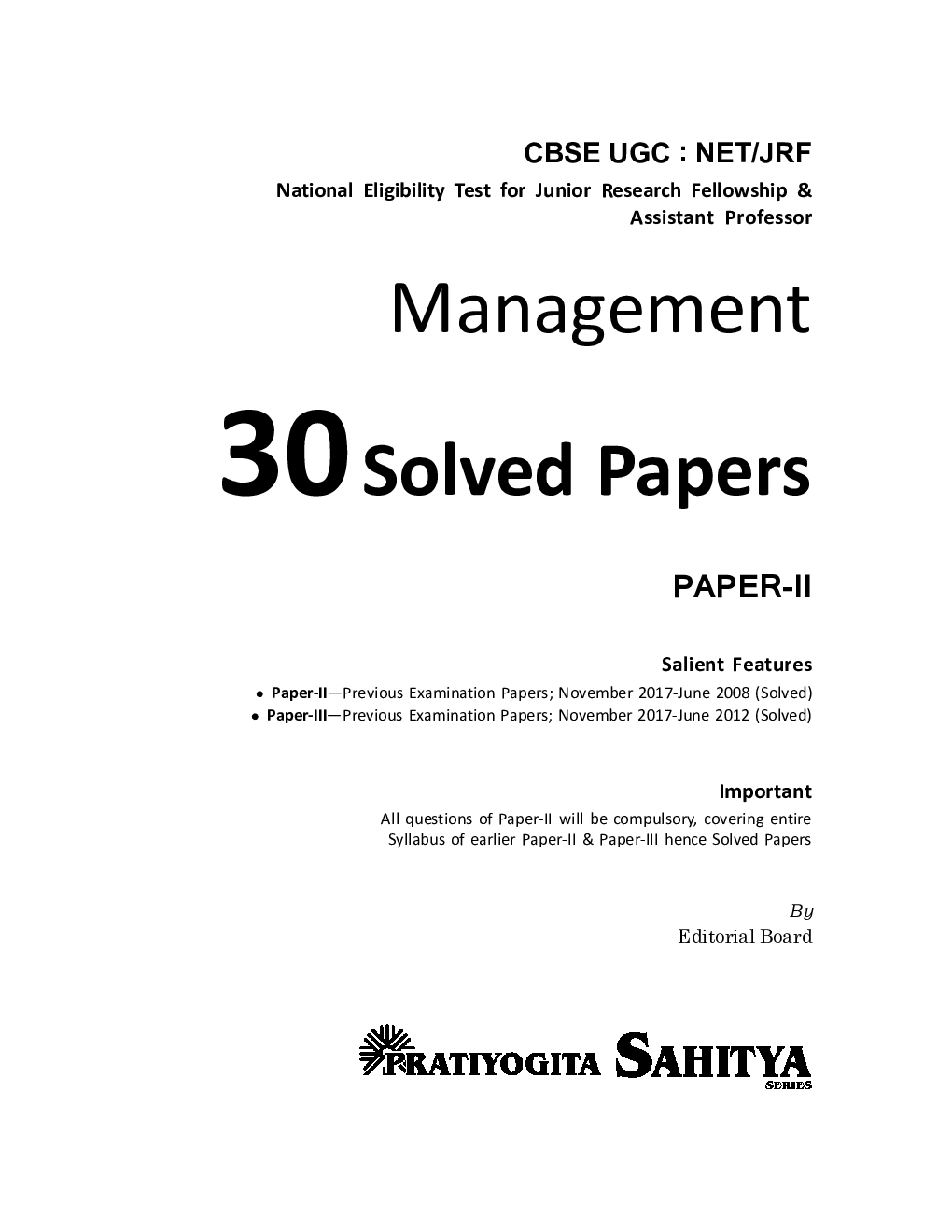 Download 1568 CBSE Solved Papers Management Paper2 by