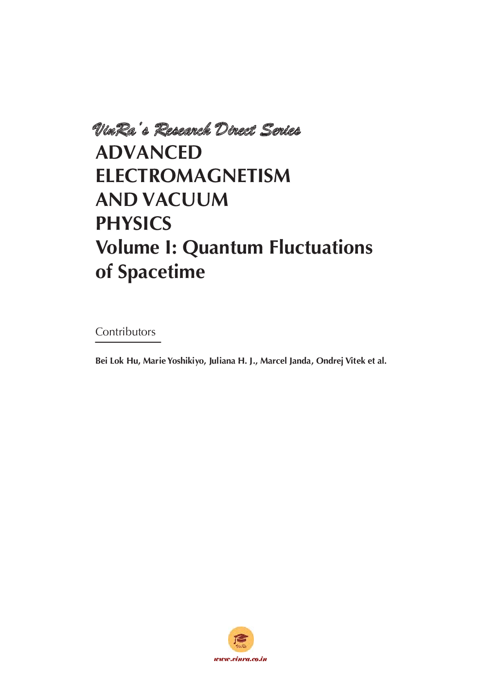 Quantum Fluctuations Of Spacetime Vol I - Page 4
