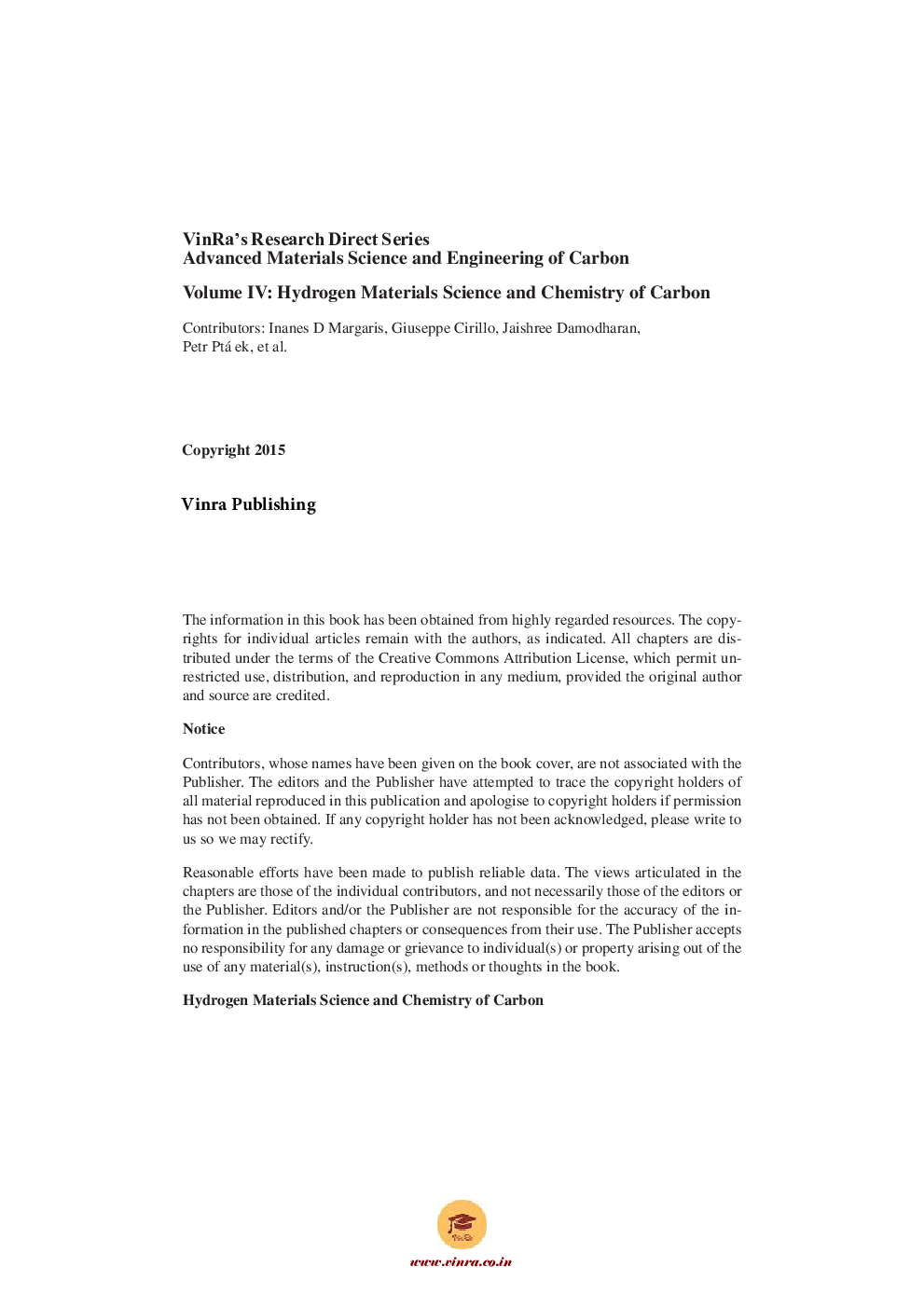 Hydrogen Materials Science And Chemistry Of Carbon Vol IV - Page 5