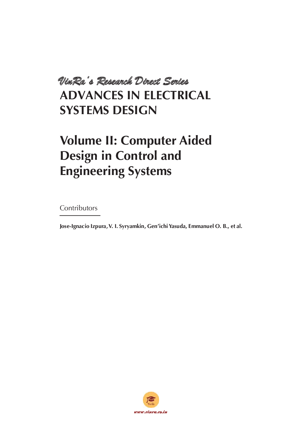 Computer Aided Design in Control and Engineering Systems Vol II - Page 3