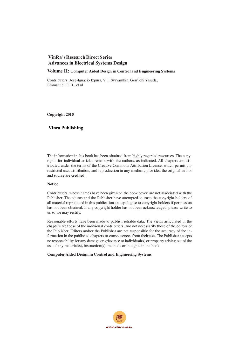 Computer Aided Design in Control and Engineering Systems Vol II - Page 4
