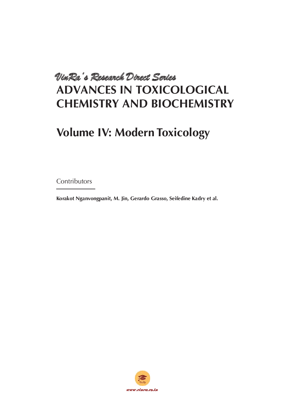 Modern Toxicology Vol IV - Page 4