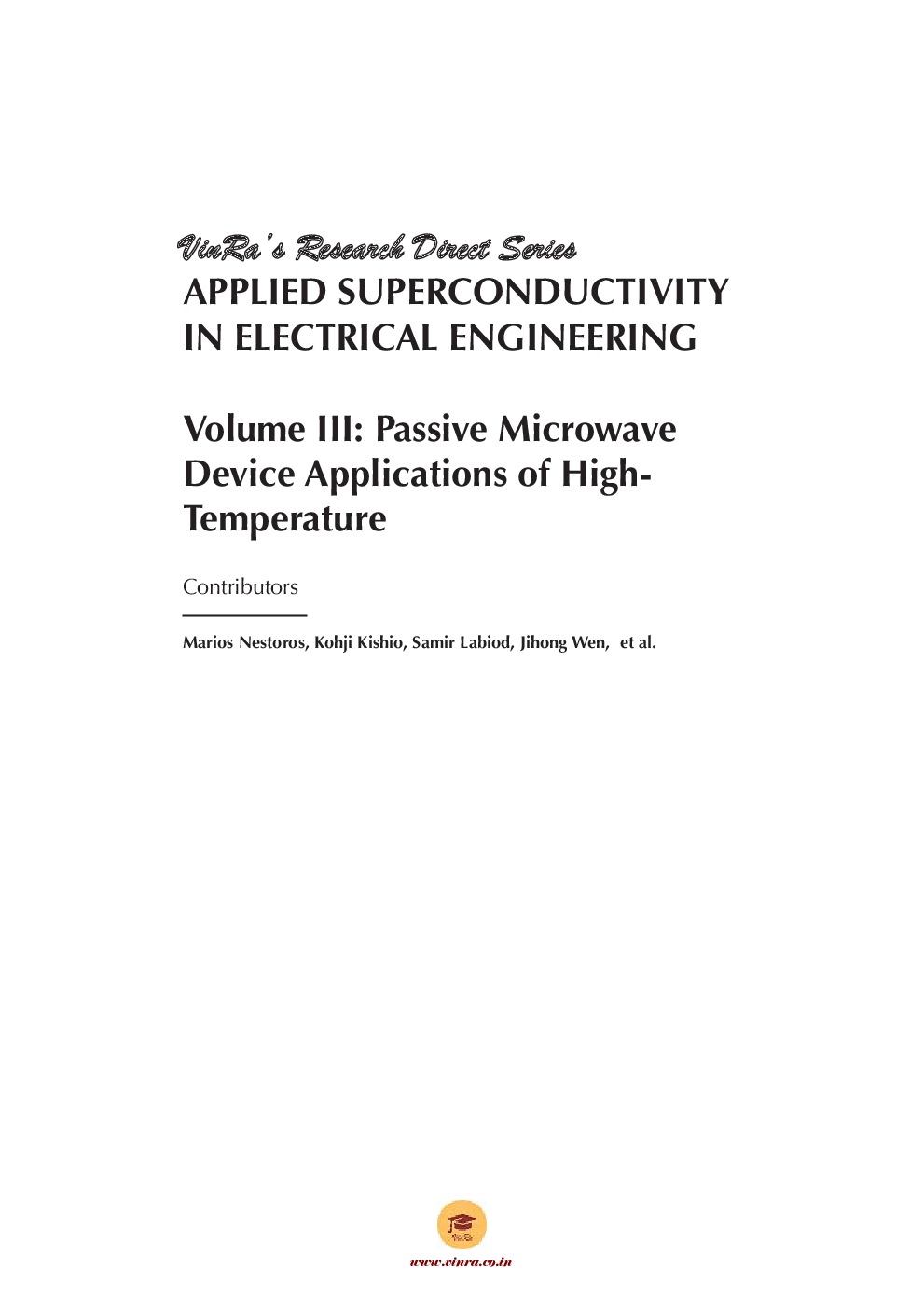 Passive Microwave Device Applications of High-Temperature Vol III - Page 4