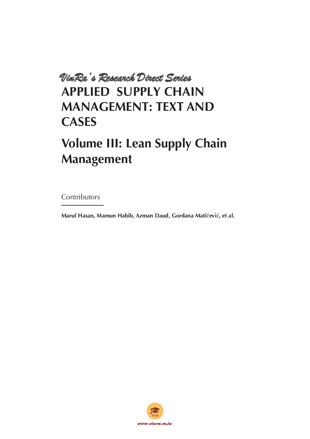 Lean Supply Chain Management Vol III - Page 4