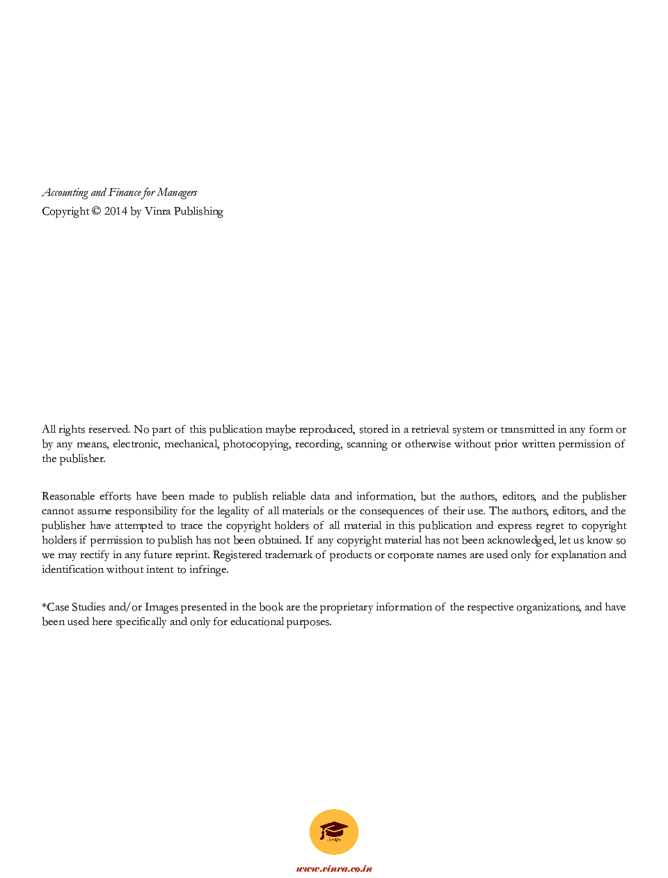 Accounting And Finance For Managers - Page 3