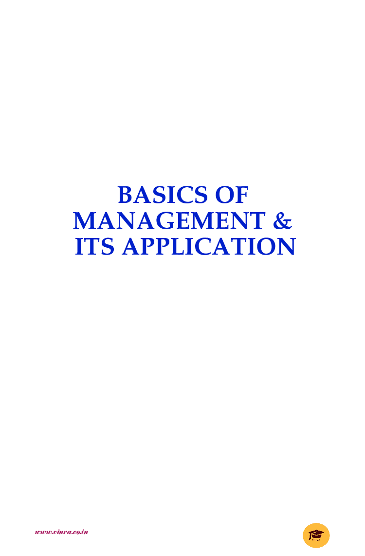 Basics Of Management & Its Application - Page 2