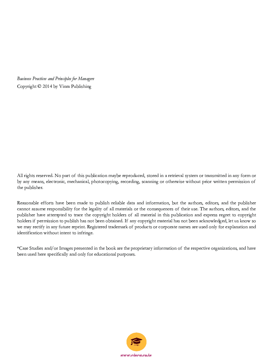 Business Practices & Principles For Managers - Page 3