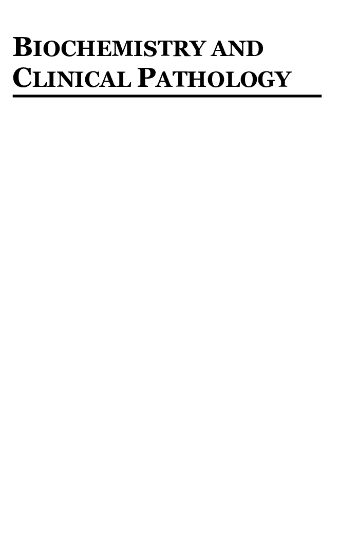 Biochemistry And Clinical Pathology - Page 2
