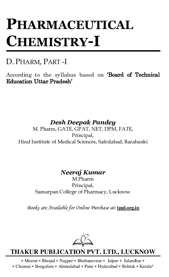 Pharmaceutical Chemistry-I - Page 2
