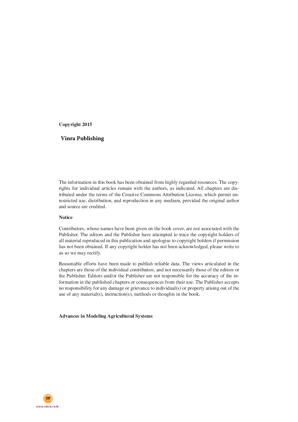Advances in Modeling Agricultural Systems - Page 5