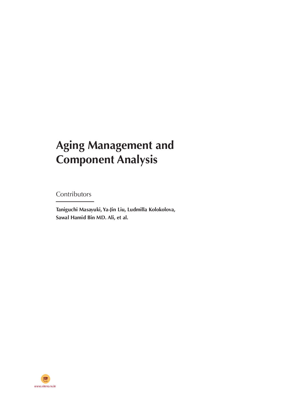 Aging management and component analysis - Page 4