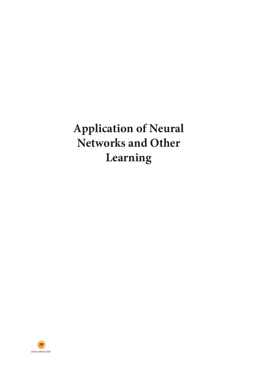 Application of Neural Networks and Other Learning - Page 2