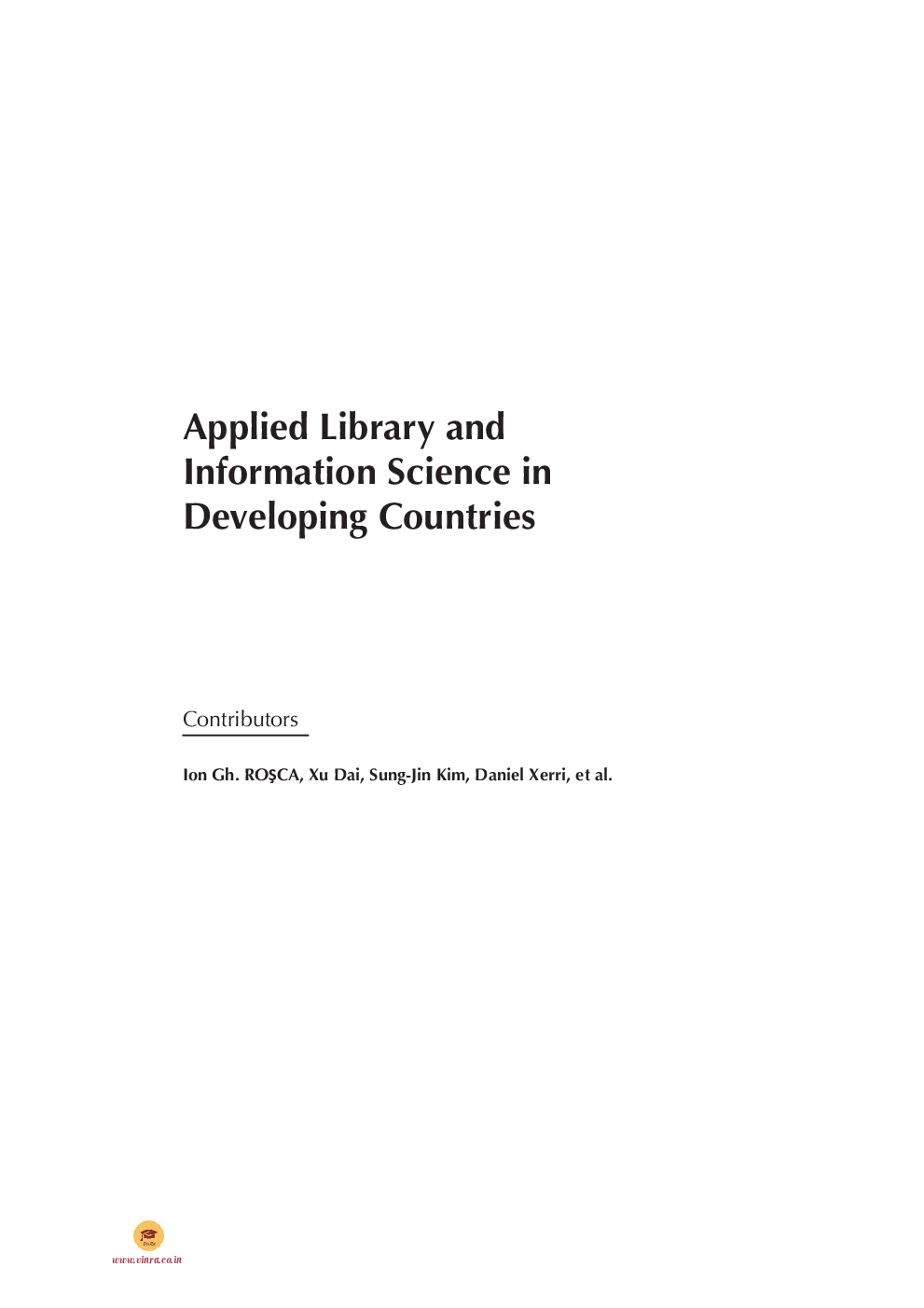 Applied Library and Information Science in Developing Countries - Page 4