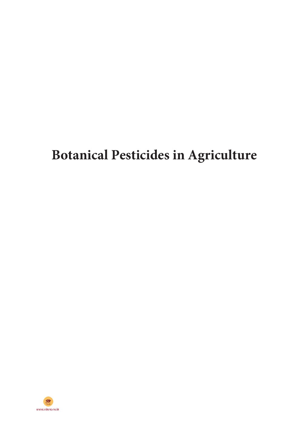 Botanical Pesticides in Agriculture - Page 2