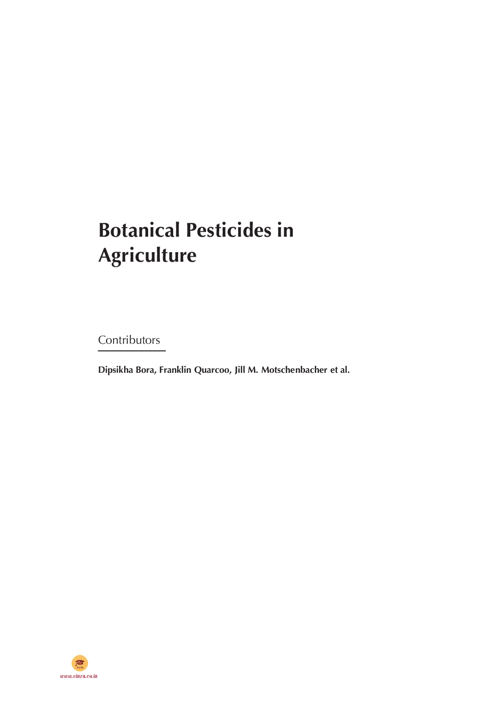 Botanical Pesticides in Agriculture - Page 4