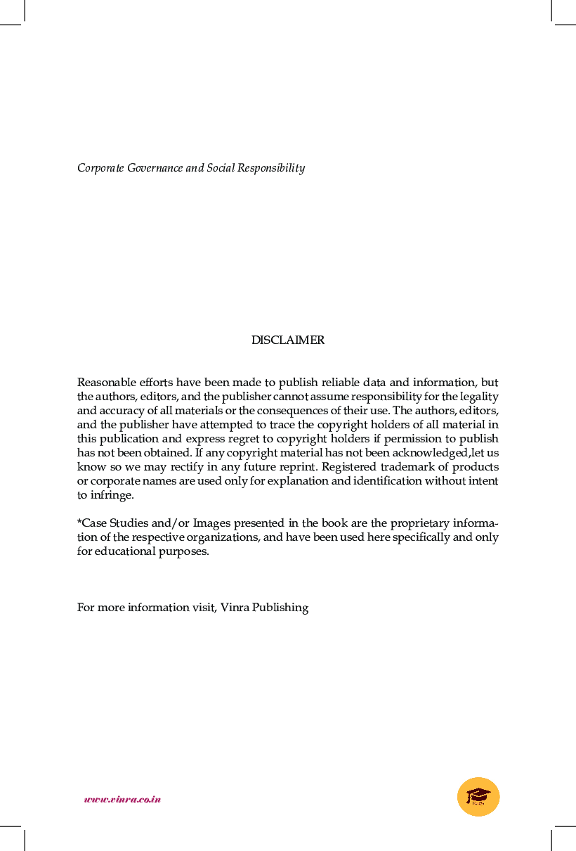 Corporate Governance And Social Responsibility - Page 3