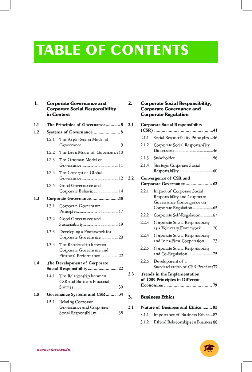 Corporate Governance And Social Responsibility - Page 4
