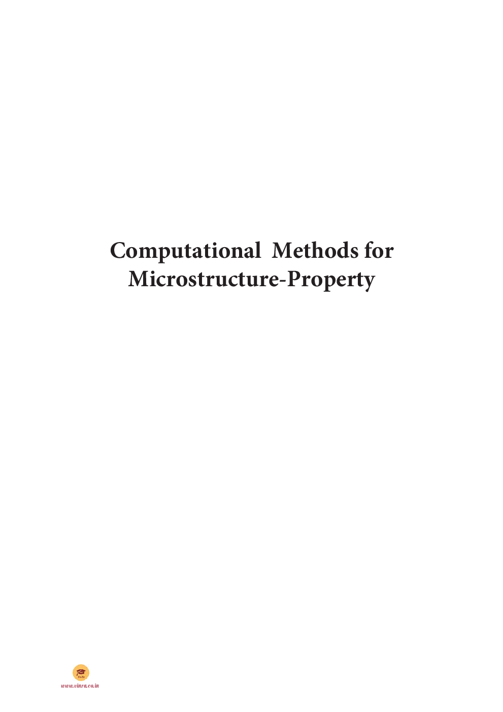 Computational Methods for Microstructure-Property - Page 2