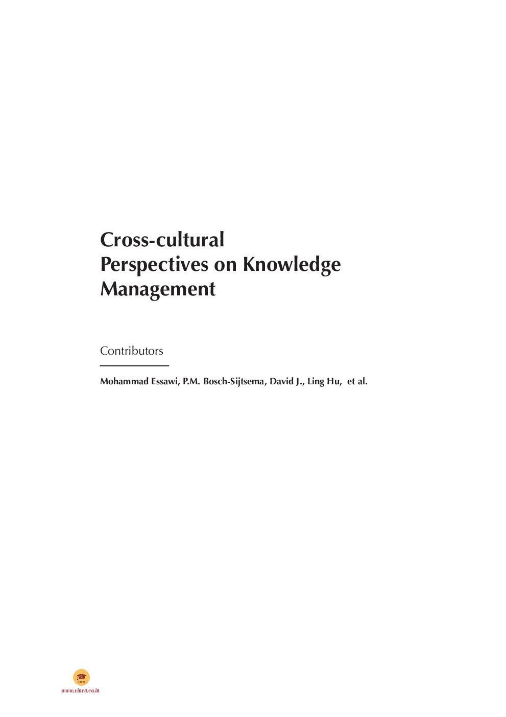 Cross-cultural Perspectives on Knowledge Management - Page 4