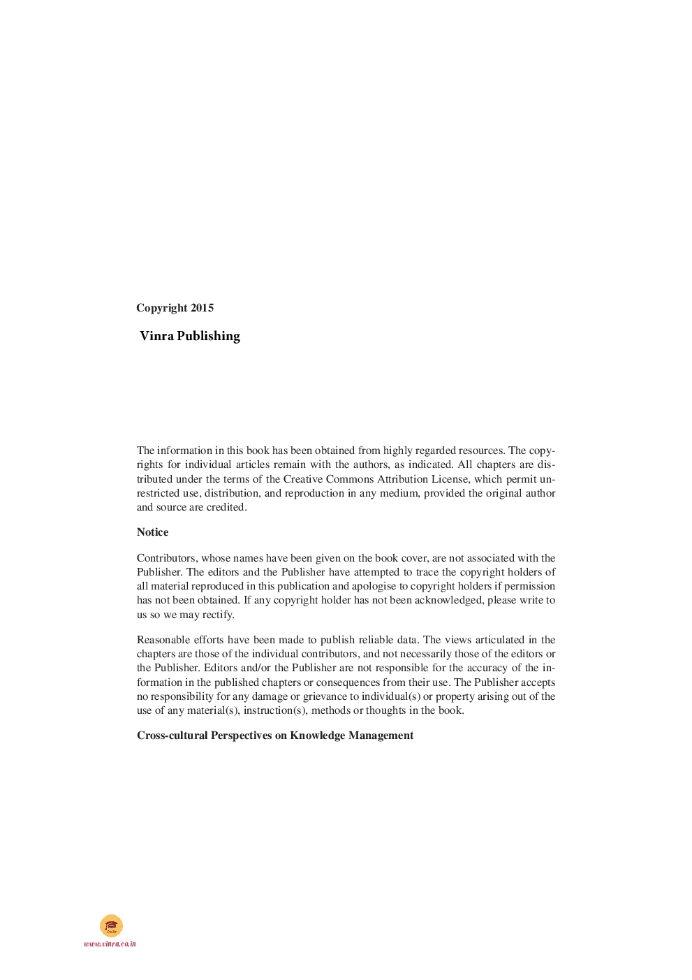 Cross-cultural Perspectives on Knowledge Management - Page 5