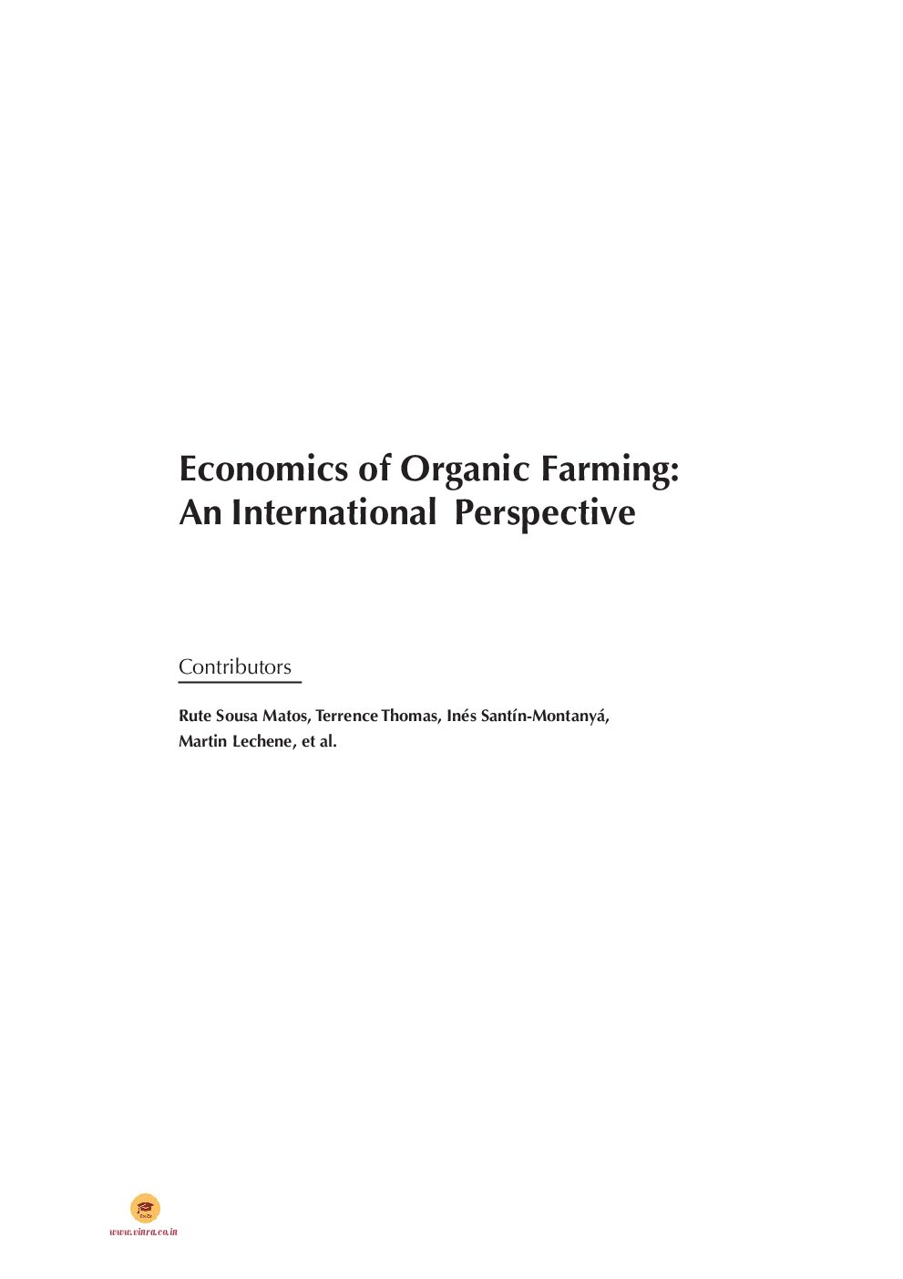 Economics of Organic Farming - Page 4