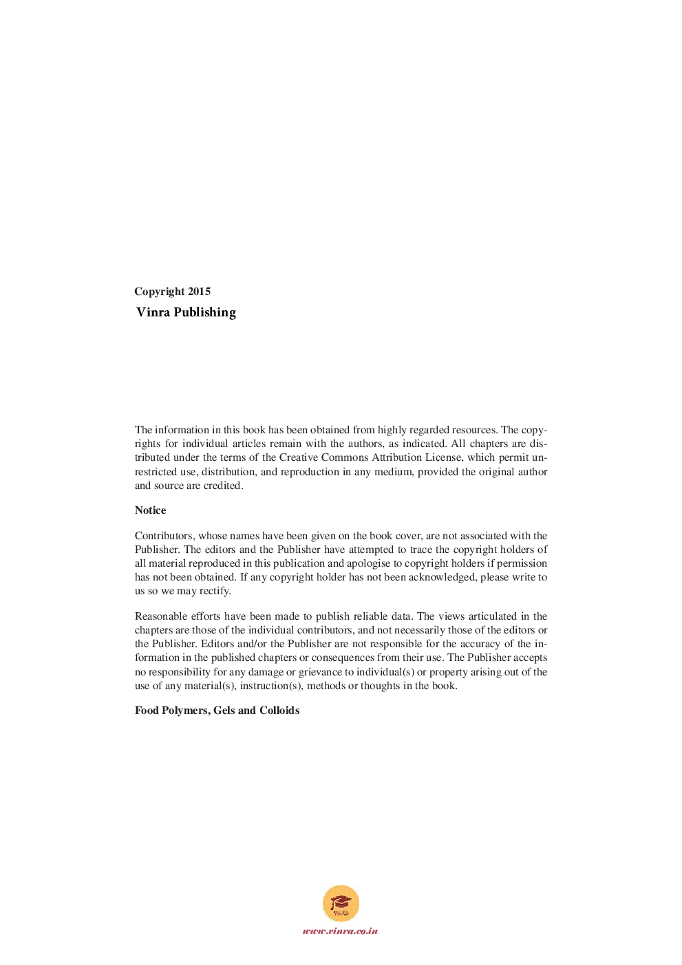 Food Polymers, Gels and Colloids - Page 5
