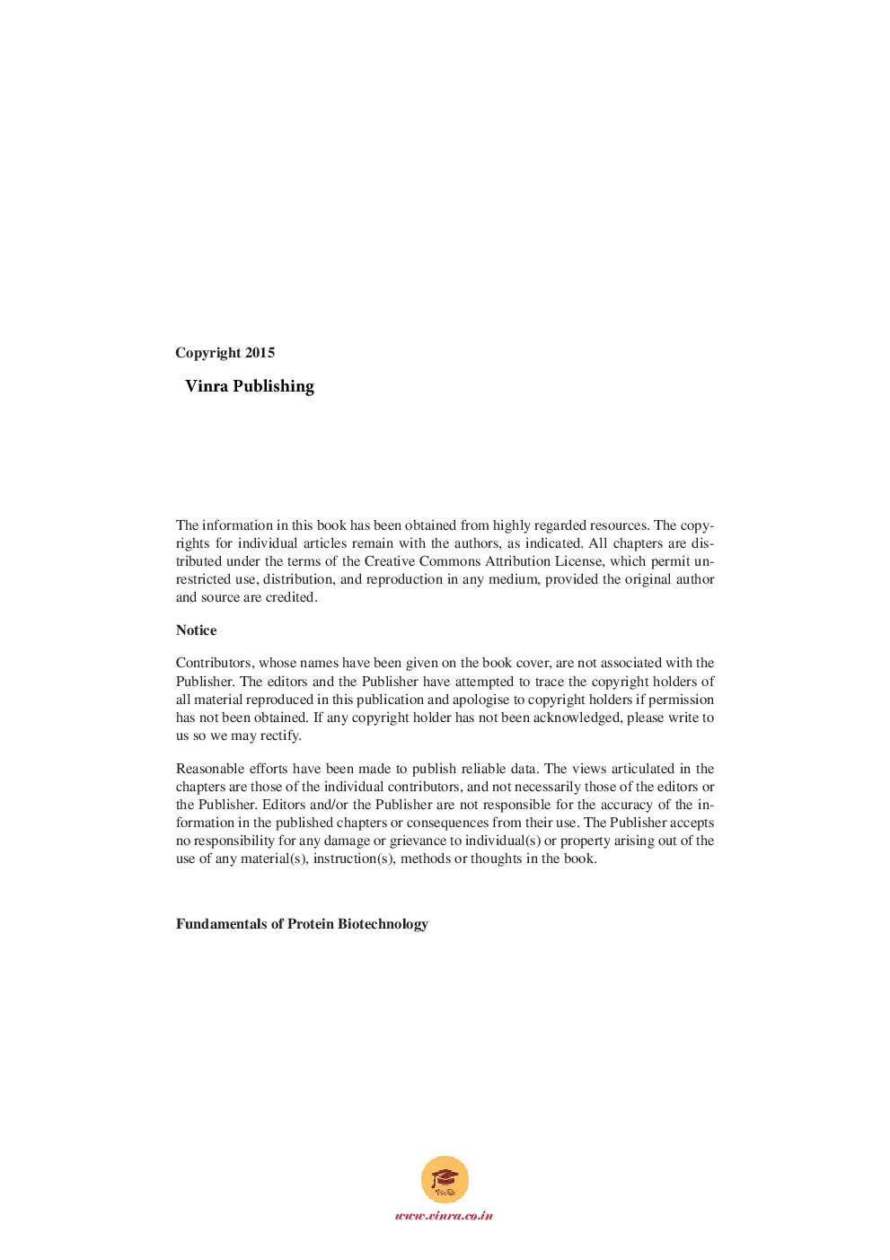 Fundamentals of Protein Biotechnology - Page 5