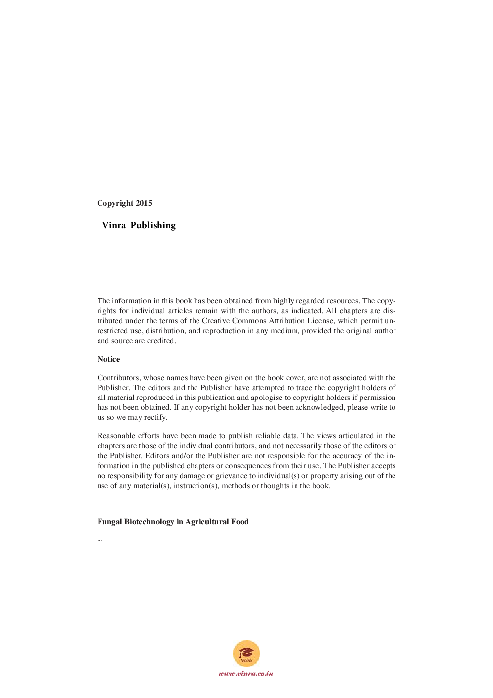 Fungal Biotechnology in Agricultural Food - Page 5