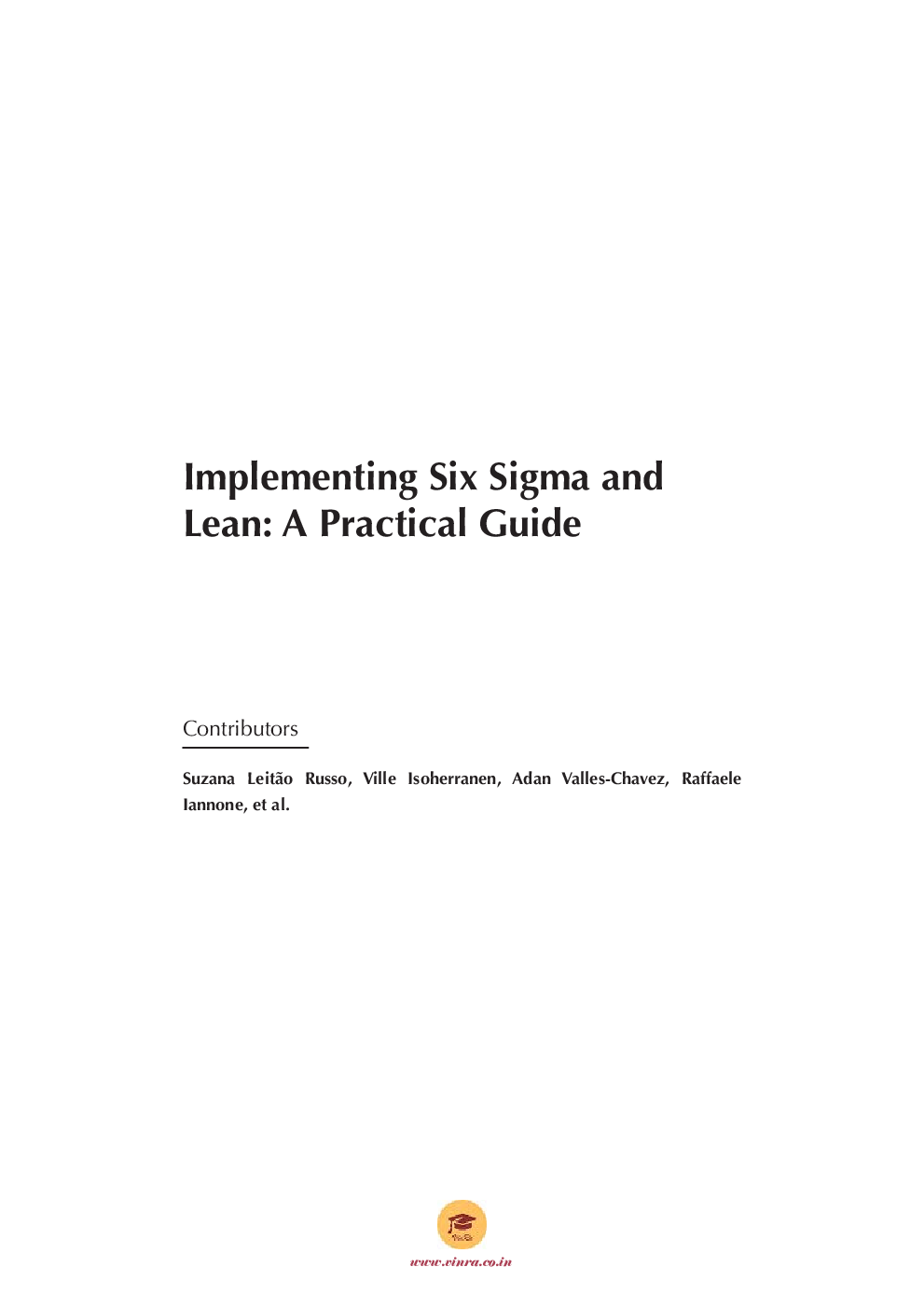 Implementing Six Sigma and Lean A Practical Guide - Page 4