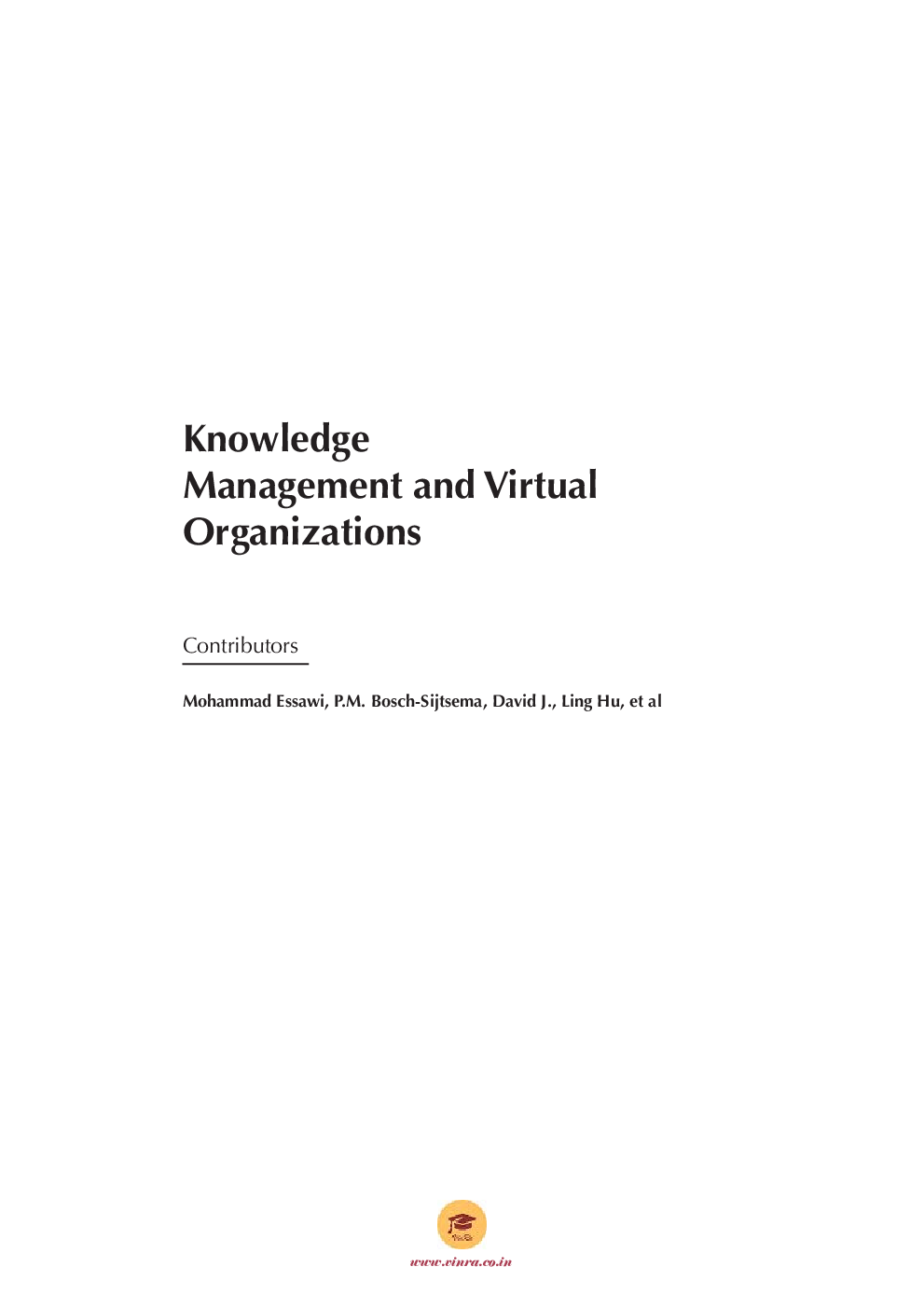 Knowledge Management and Virtual Organizations - Page 4