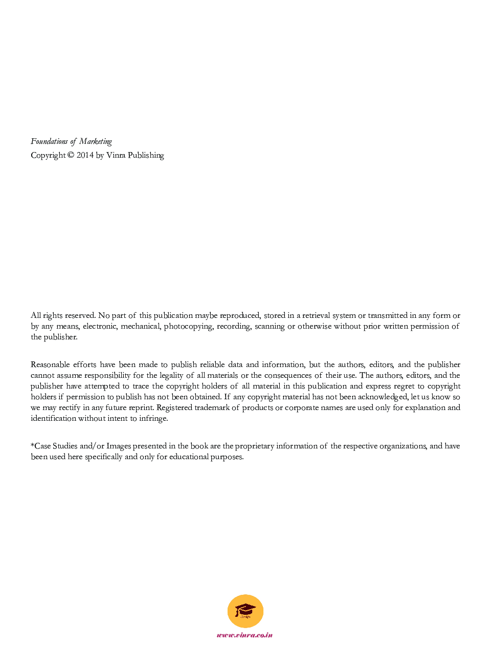 Foundations Of Marketing - Page 3