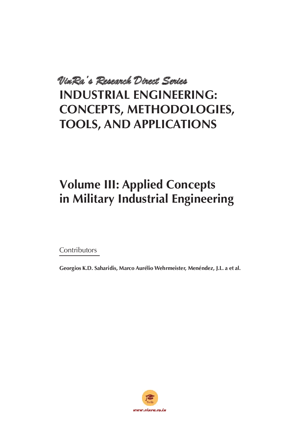 Applied Concepts in Military Industrial Engineering Vol III - Page 4