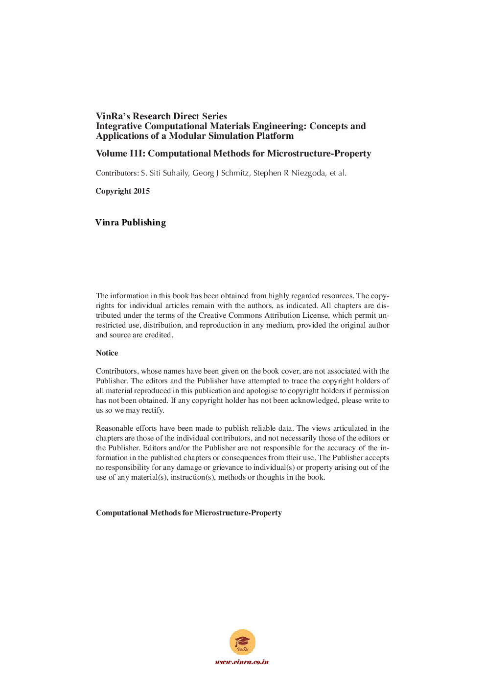 Computational Methods for Microstructure-Property Vol III - Page 5