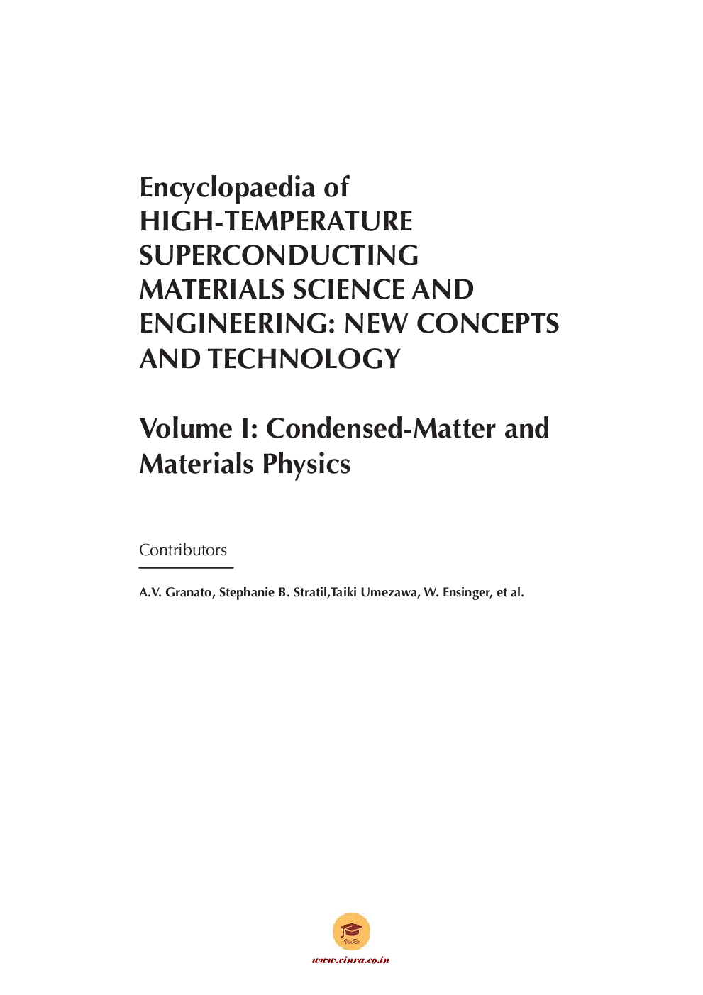 Condensed-Matter and Materials Physics Vol I - Page 4