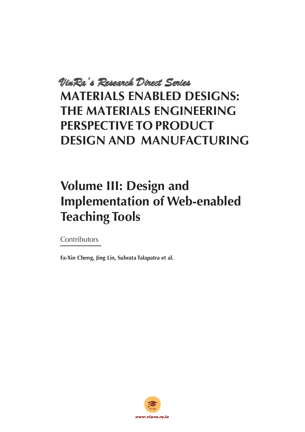 Design and Implementation of Web-enabled Teaching Tools Vol III - Page 4
