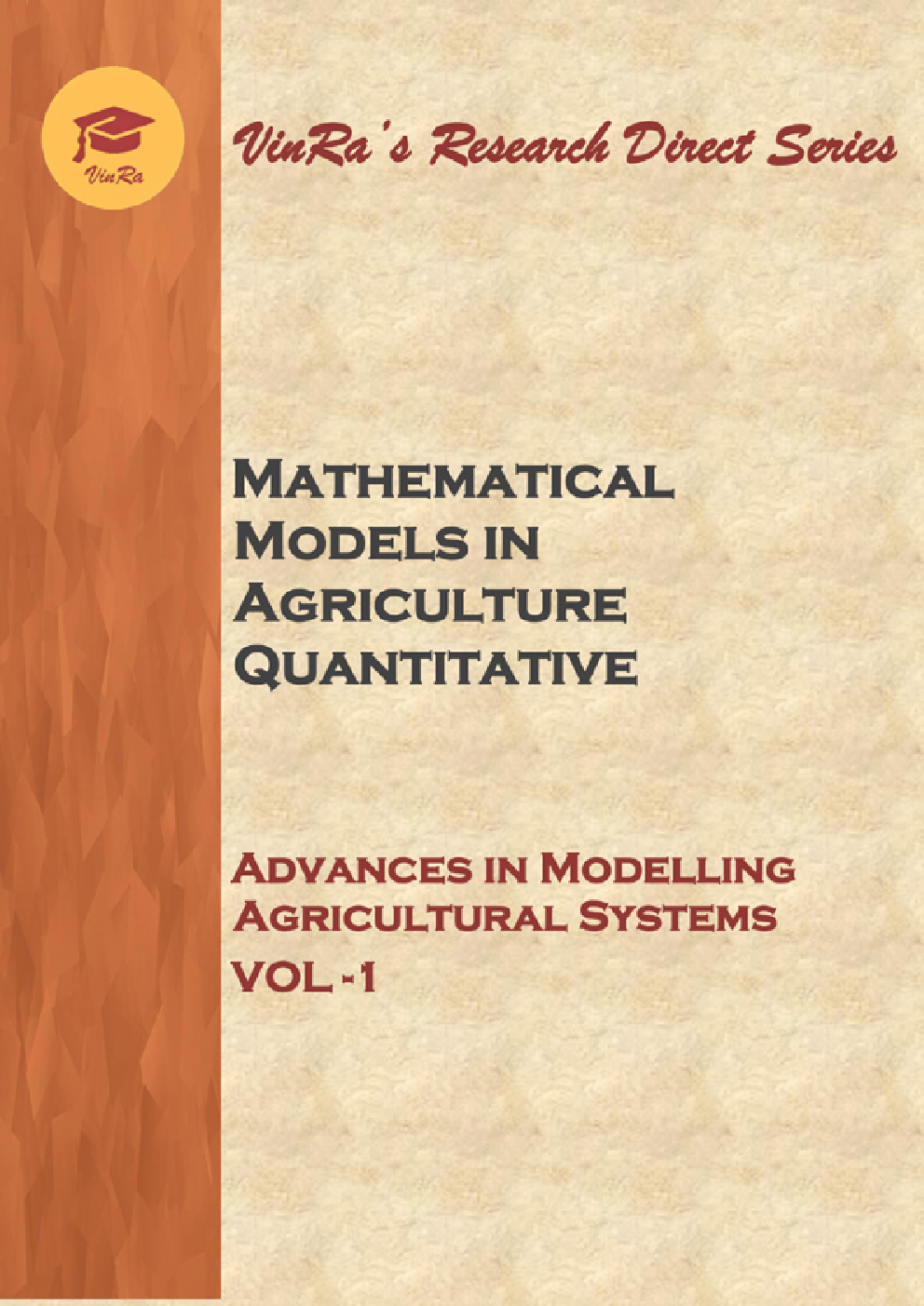 Advances in Modeling Agricultural Systems Vol I - Page 1